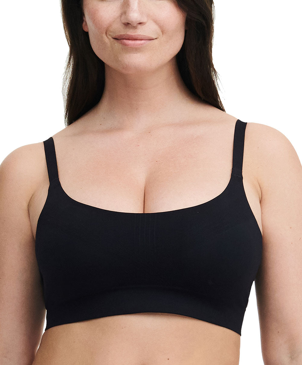 Soutien-gorge sans armatures coques invisible Chantelle Smooth Comfort noir C10U10-011