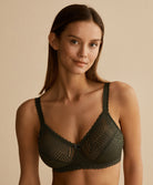 Soutien-gorge sans armatures grande taille Antigel de Lise Charmel Tressage Graphic éclat aventure kaki FCC6537-EA