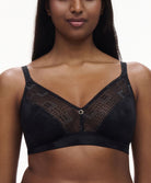 Soutien-gorge sans armatures grande taille Chantelle Intrigue noir C13WP0-011