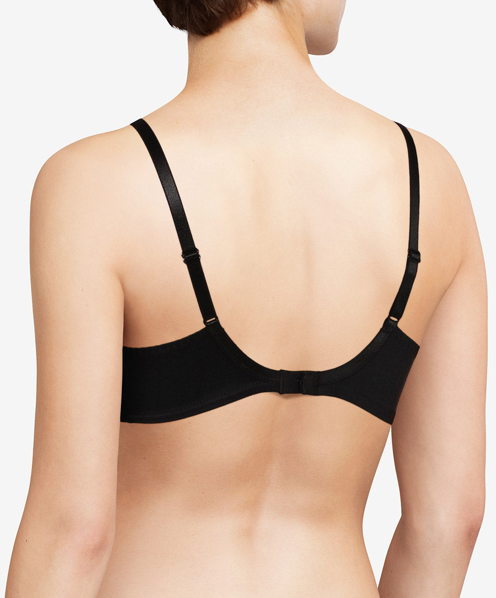 Soutien-gorge sans armatures grande taille Chantelle Luminesce noir or C19K20-0A1