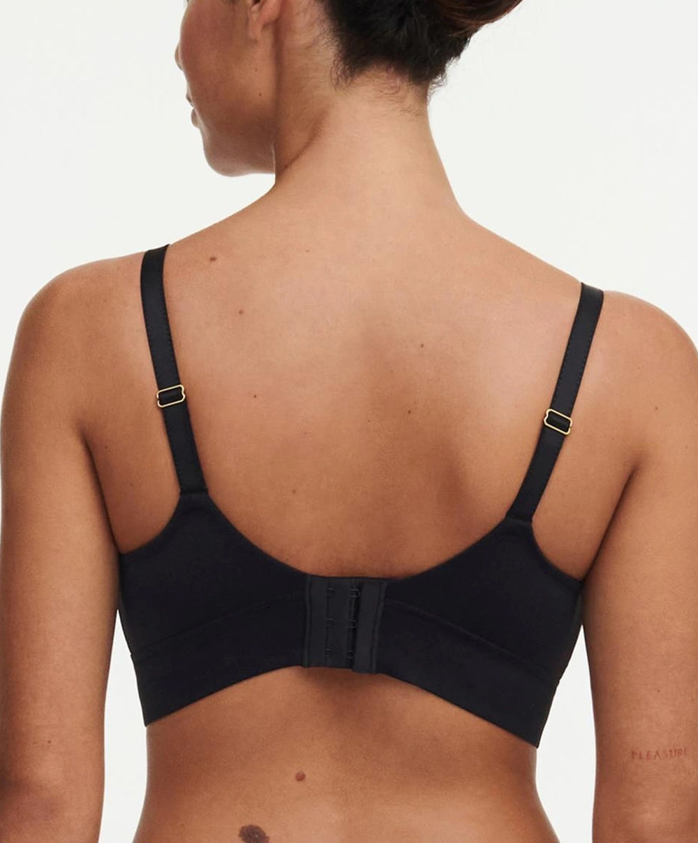 Soutien-gorge sans armatures maintien en mousse Chantelle Orangerie Dream noir C17Q70-011