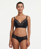 Soutien-gorge sans armatures maintien en mousse Chantelle Orangerie Dream noir C17Q70-011