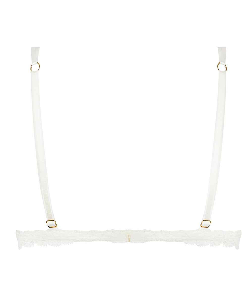 Soutien-gorge sans armatures triangle Lise Charmel Princesse Iris écru nacre ACH6581-EN 12
