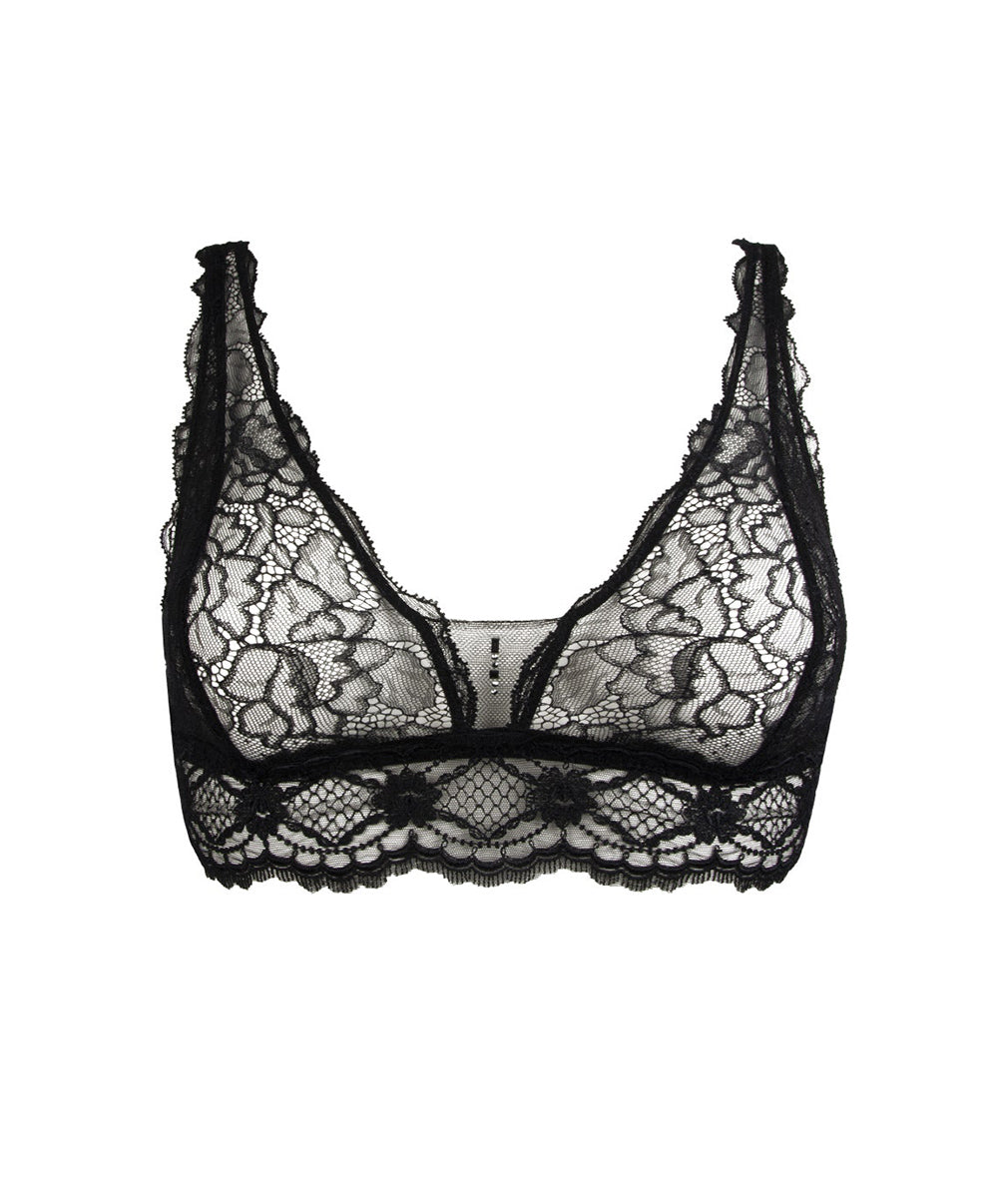 Soutien-gorge sans armatures triangle Lise Charmel Sublime en Dentelle noir ACH6513-NO