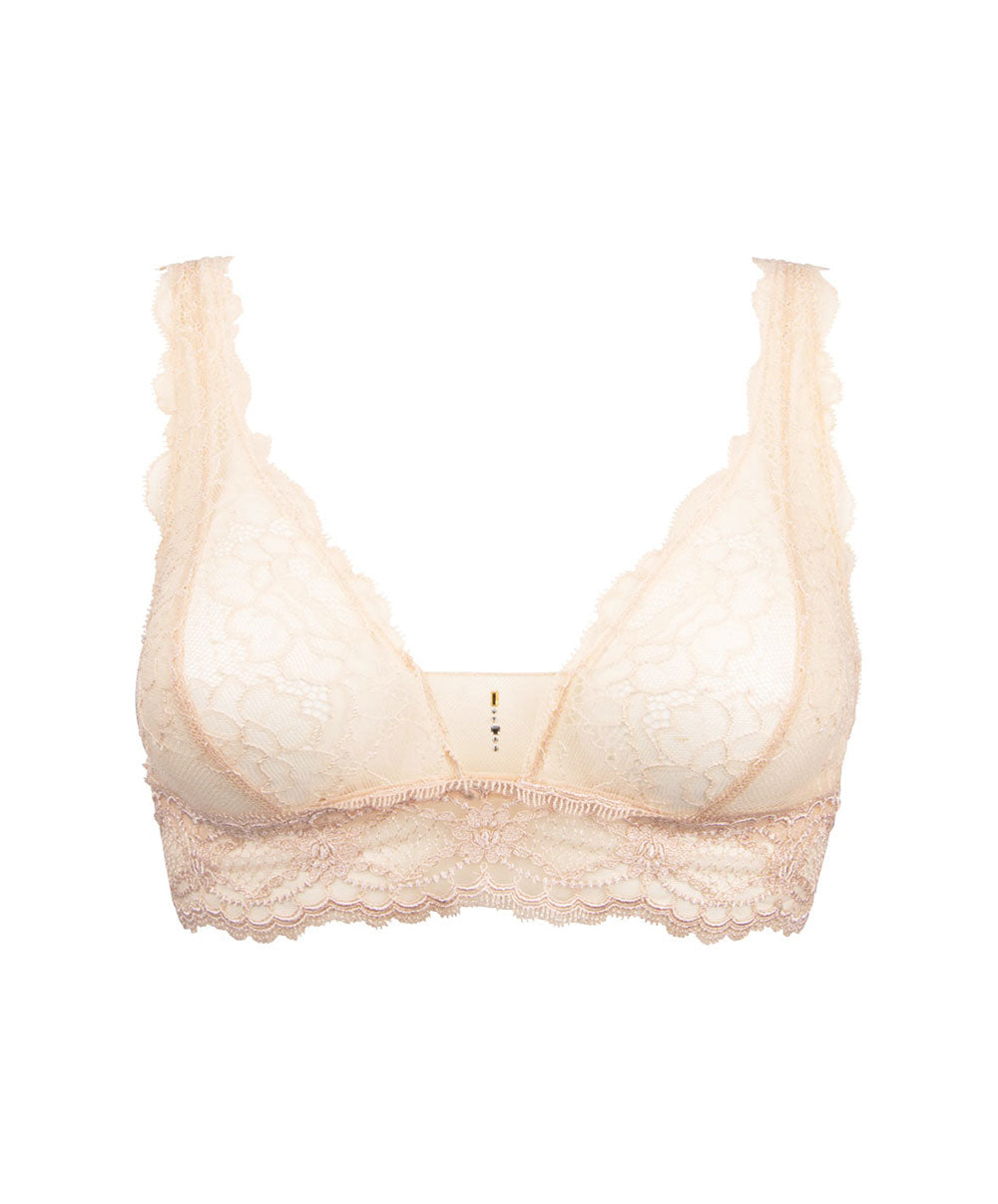 Soutien-gorge sans armatures triangle Lise Charmel Sublime en Dentelle nude sublime ACH6513-NS 