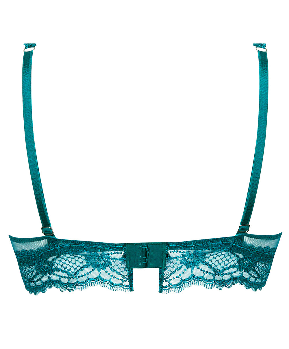 Soutien-gorge sans armatures triangle Lise Charmel Sublime en Dentelle vert princesse ACH6513-VP