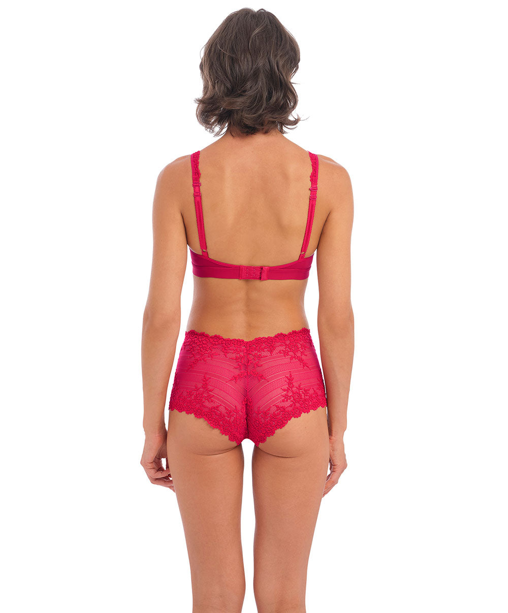 Soutien-gorge triangle sans armatures Wacoal Embrace Lace rouge persan WA852191-615