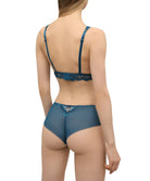 Soutien-gorge en soie sans armatures triangle Lise Charmel Splendeur Soie cyan ACC6580-SC -10