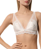 Soutien-gorge en soie sans armatures triangle Lise Charmel Splendeur soie écru nacre ACC6580-EN