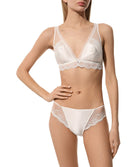 Soutien-gorge en soie sans armatures triangle Lise Charmel Splendeur soie écru nacre ACC6580-EN