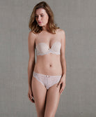 Soutien-gorge sans bretelles lisse Eden Simone Perele Peau rosee