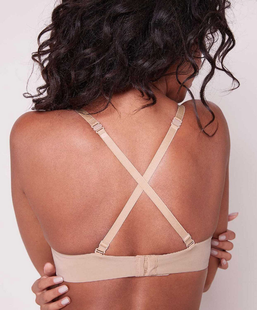 Soutien-gorge sans bretelles plongeant Simone Pérèle Inspiration peau 12W303-709