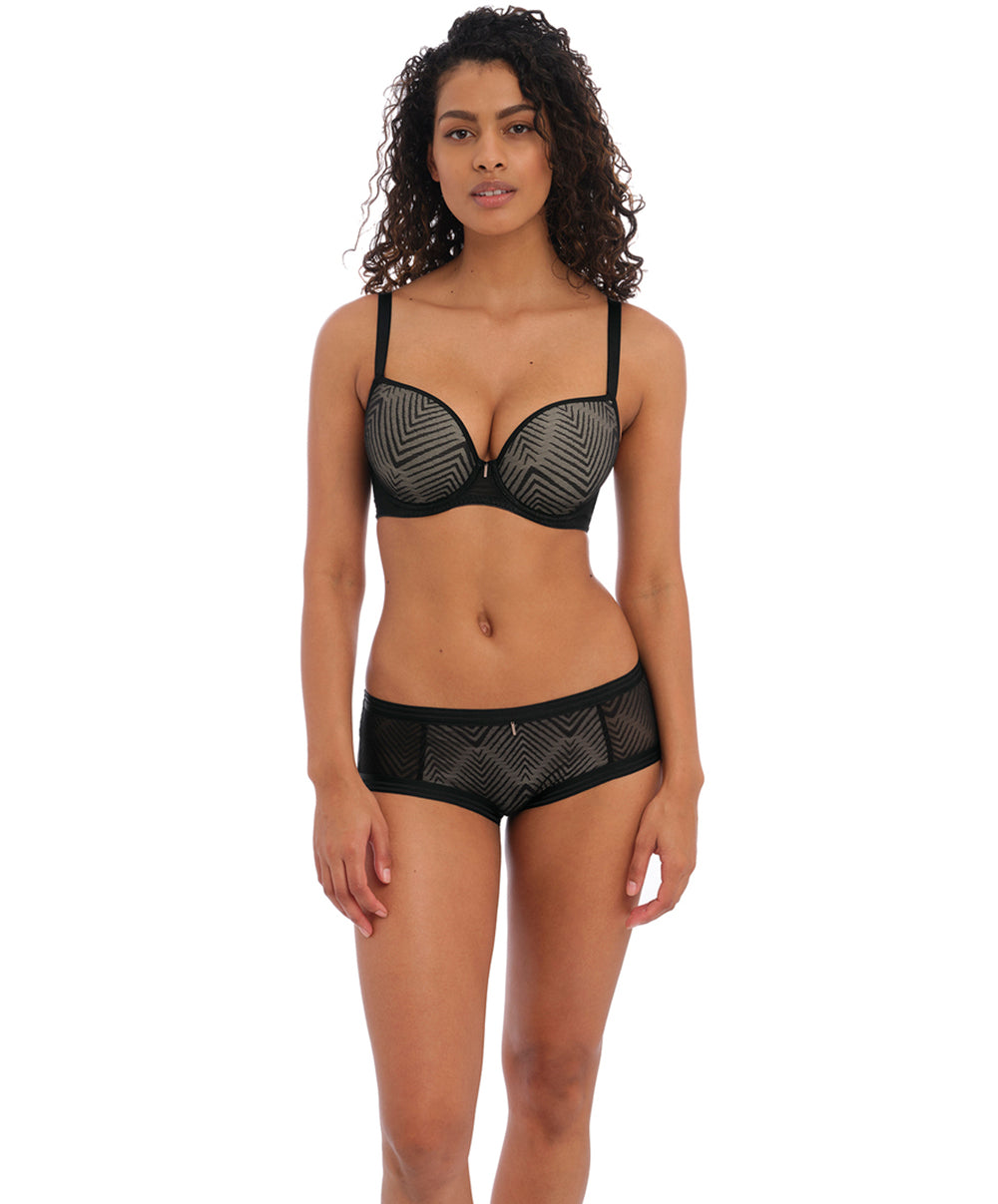 Soutien-gorge t-shirt moulé à armatures Freya Tailored noir AA401131-BLK