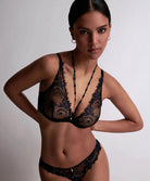 Soutien-gorge triangle armatures Amour précieux Cosmic blue Aubade UDF12-COSB