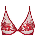 Soutien-gorge triangle armatures Lise Charmel Adorable en Sexy rouge effusion ACH6985-RE