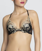 Soutien-gorge triangle armatures Lise Charmel Déesse en Glam or glamour ACH6715-OG