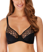 Soutien-gorge triangle armatures Wacoal Lisse noir WE145002-BLK