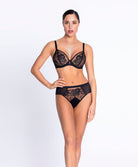 Soutien-gorge triangle armatures couvrant Lise Charmel Adorable en Sexy noir BCH6785-NO