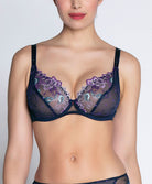 Soutien-gorge triangle armatures couvrant Lise Charmel Déesse Désirs mauve BCH6777-MD
