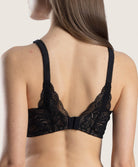 Soutien-gorge triangle plunge confort Rosessence noir Aubade HK12-02-noir