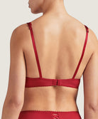 Soutien-gorge triangle armatures rouge Aube Amoureuse rouge Aubade QA12-ROAM