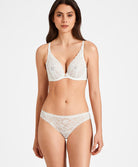 Soutien-gorge triangle plunge Rosessence opale Aubade HK12-OPAL