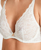 Soutien-gorge triangle plunge Rosessence opale Aubade HK12-OPAL