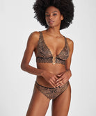 Soutien-gorge triangle sans armatures Aubade x Iris Van Herpen Sensory illusion Golden Leaves Aubade RC10B-GLEA