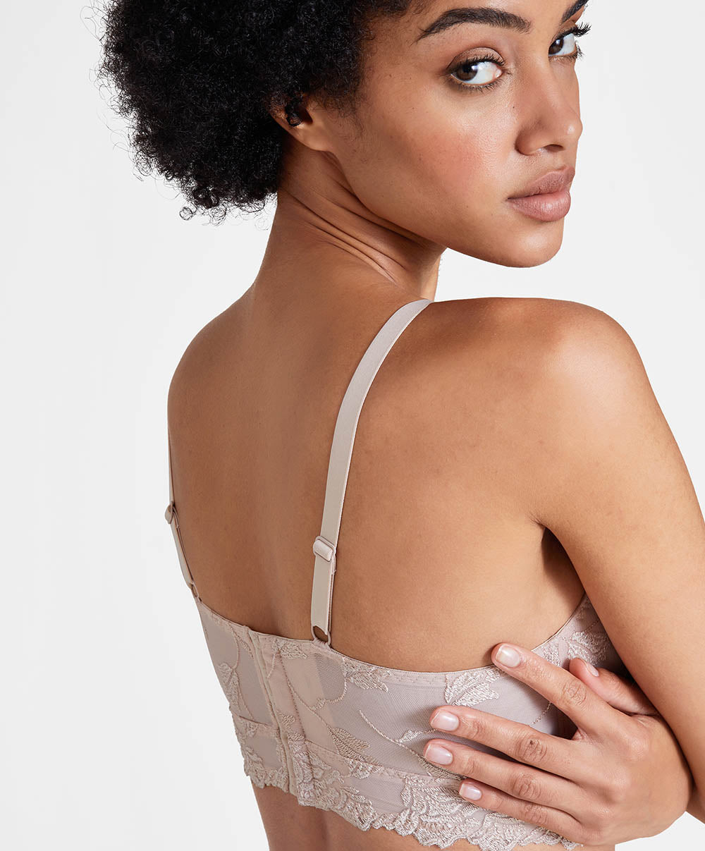Soutien-gorge bustier sans armatures Softessence Skin Aubade TM10-O-SKIN