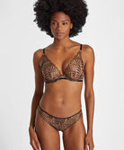 Soutien-gorge triangle Aubade x Iris Van Herpen Sensory illusion Golden Leaves Aubade RCF12-GLEA