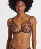 Soutien-gorge triangle Aubade x Iris Van Herpen Sensory illusion Golden Leaves Aubade RCF12-GLEA
