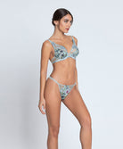 Soutien gorge triangle sexy Glamour Reve en fleurs opale Lise Charmel ACJ7443 RO 5