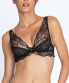 Soutien-gorge triangle sexy "Glamour" Lise Charmel Féérie Couture noir ACH7474-NO