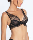Soutien-gorge triangle sexy "Glamour" Lise Charmel Féérie Couture noir ACH7474-NO