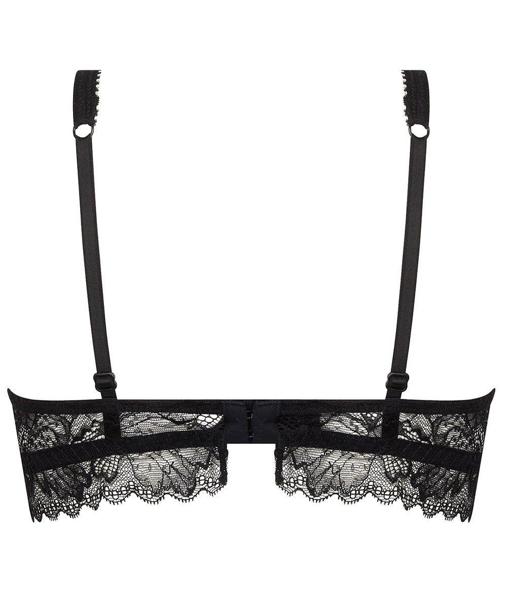 Soutien-gorge triangle sexy "Glamour" Lise Charmel Floraison Passion safran rose ACH7486-SR