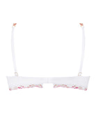 Soutien-gorge triangle sexy "Glamour" à fleurs Lise Charmel Été Frivole blanc ACH7463-BF