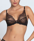 Soutien-gorge triangle sexy glamour Charme Secret noir Lise Charmel ACJ7433-CN 5