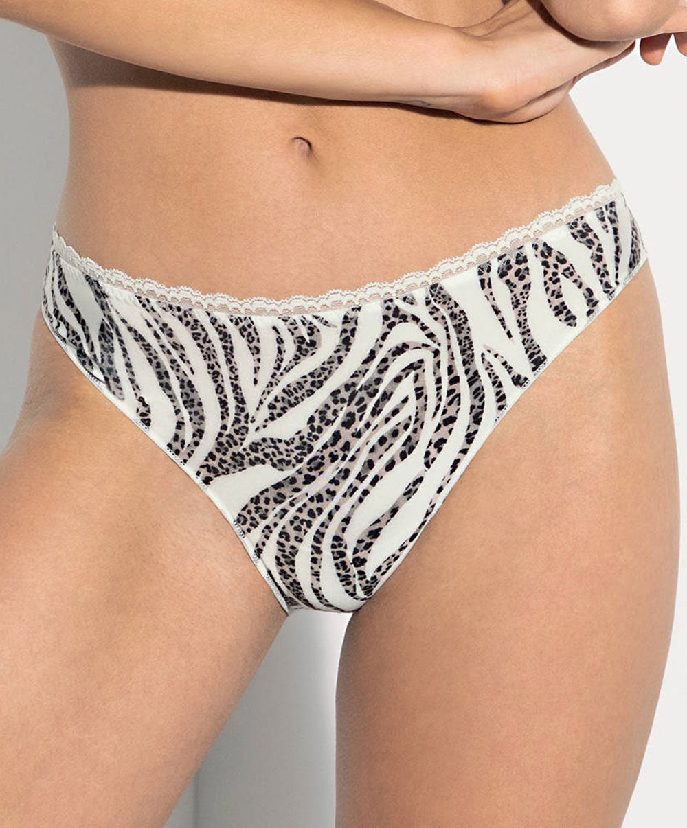 String Antigel de Lise Charmel Zèbre rebelle Zèbre léo ECG0098-ZL