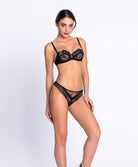 String Lise Charmel Adorable en Sexy noir ACH0085-NO