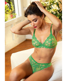 String Lise Charmel Dressing Floral émeraude ACC0088-DE
