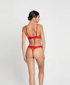 String Lise Charmel Glamour Couture rouge ACH0007-GD
