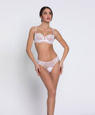 String Lise Charmel Sublime en Dentelle blanc ACH0013-BL