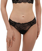 Tanga sexy Lise Charmel Sublime en Dentelle noir ACH0013-NO