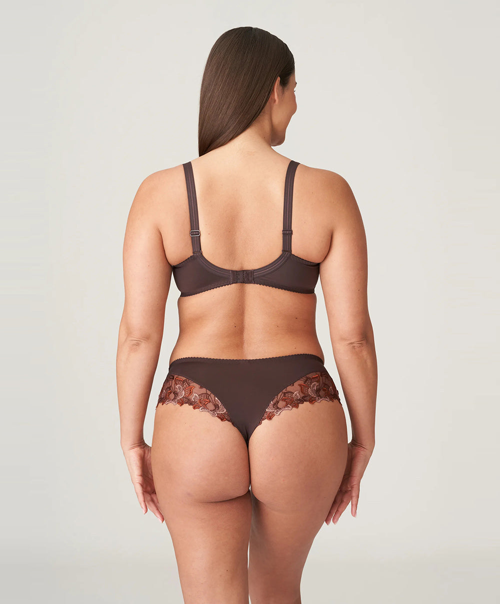 String "Luxueux" dentelle PrimaDonna Deauville ristretto 0661816-RIS