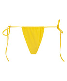 String de bain à laçets La Chiquissima jaune Antigel Bain EBB0914-MS 10