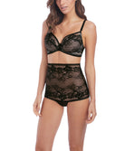 String taille haute en dentelle Wacoal Lace to Love noir WA844297-BLK face