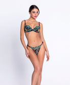 String sexy Lise Charmel Fleurs Étoiles éclat étoile (noir et multicolore) ACH0596-EE