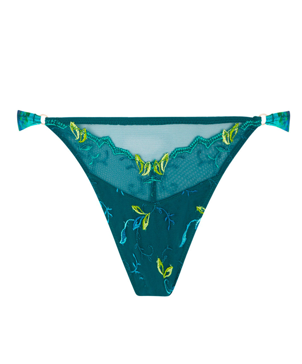 String sexy Lise Charmel Grâce Aquatique floral aqua ACH0593-FA