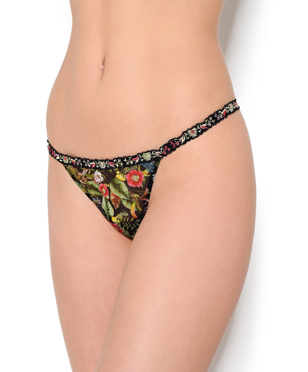 String sexy Lise Charmel Fleurs de Jungle multicolore 