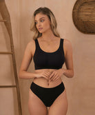 String invisible stretch Fantasie Smoothease noir FL2327-BLK